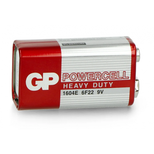 Elementai 6F22/9V GP Powercell Heavy duty 1604E