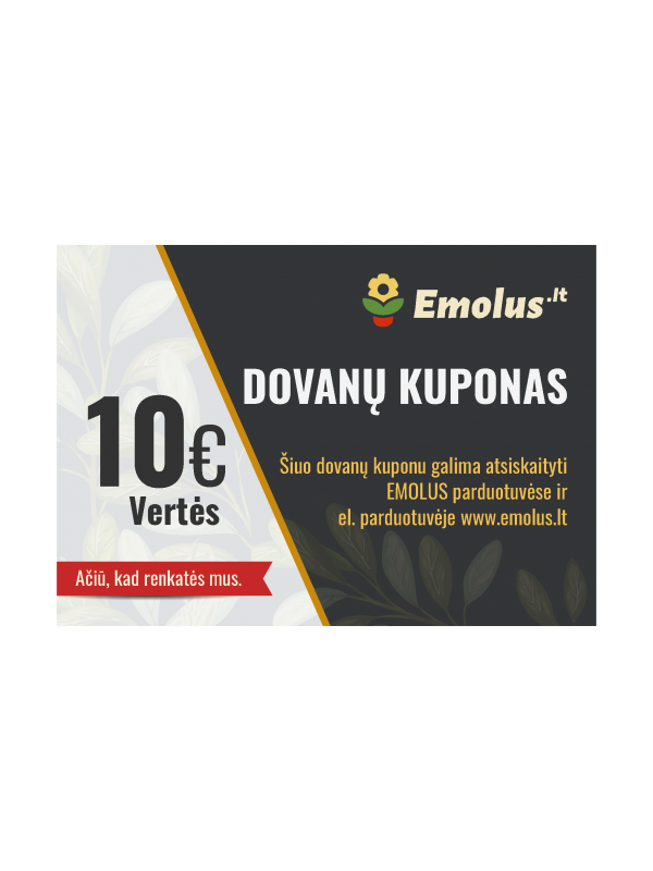 Dovanų kuponas 10 Eur