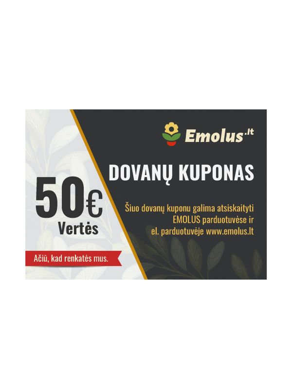 Dovanų kuponas 50 Eur