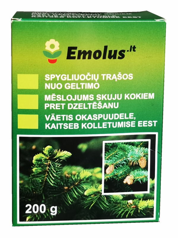 Spygliuočiams, lapuočiams trąšos nuo geltimo 200g