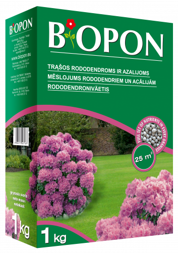 Biopon granuliuotos trąšos rododendrams, azalijoms 1kg (10)