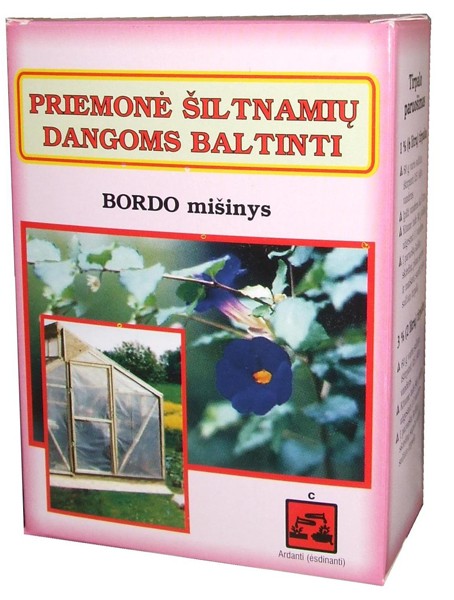 Priemonė dangoms balinti (bordo mišinys) 150g