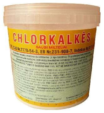 Chlorkalkės sausi milteliai 0.6kg