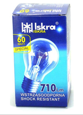 Elektros lemputė 230V 60W E27 Iskra