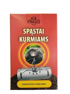 Spąstai kurmiams tunelinio tipo