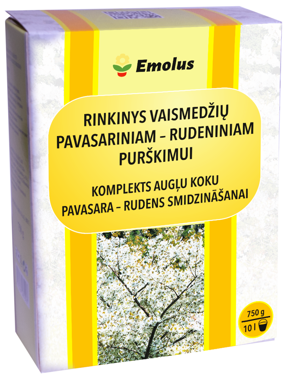 Rinkinys vaismedžių pavasariniam-rudeniniam purškimui 750g