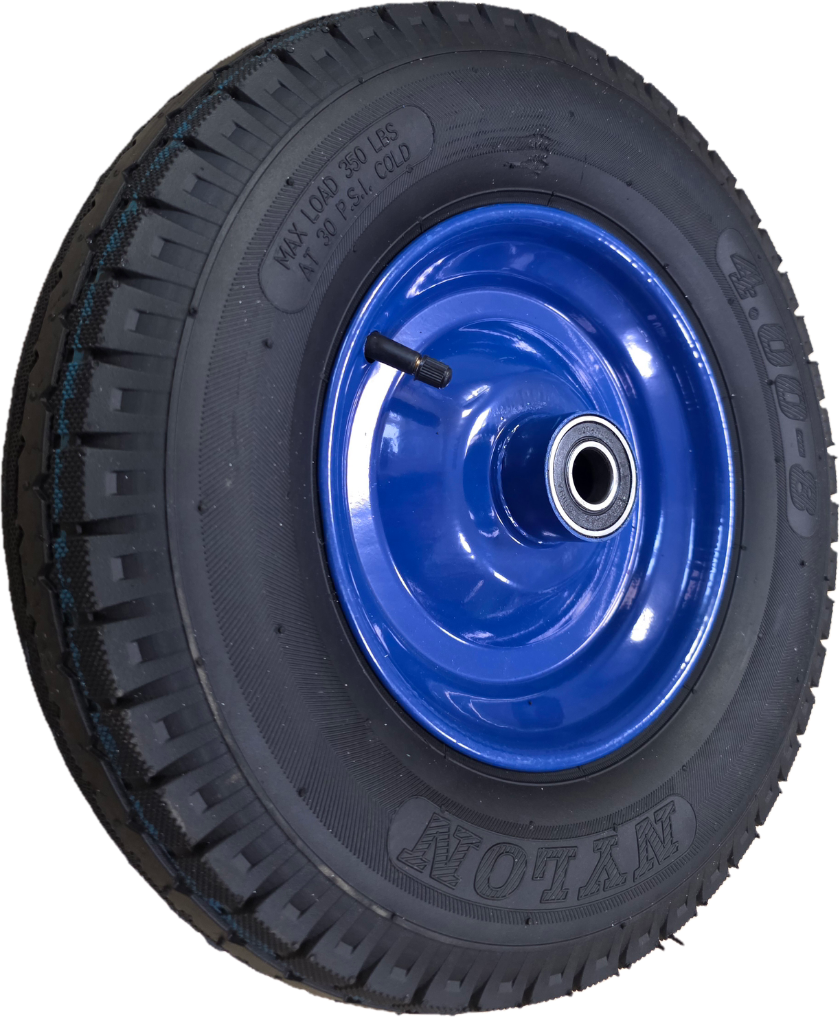 Pripučiamas ratas PN 4.00-8 8PR / 20mm metaliniu disku