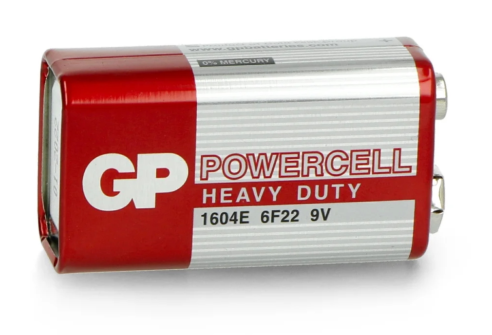 Elementai 6F22/9V GP Powercell Heavy duty 1604E