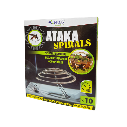 Ataka Spirals nuo uodų 10vnt