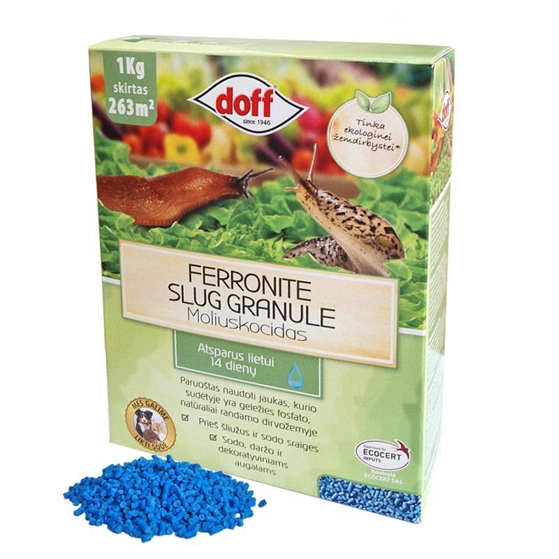 Moliuskocidas Ferronite Slug Granule 1kg (12)