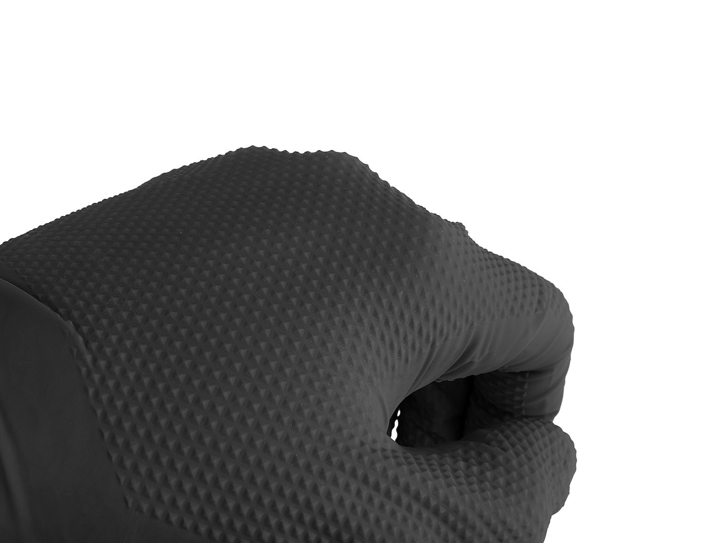 Pirštinės vienkartinės nitrilinės grublėtu delnu SOLID GRIP 50vnt (M dydis)