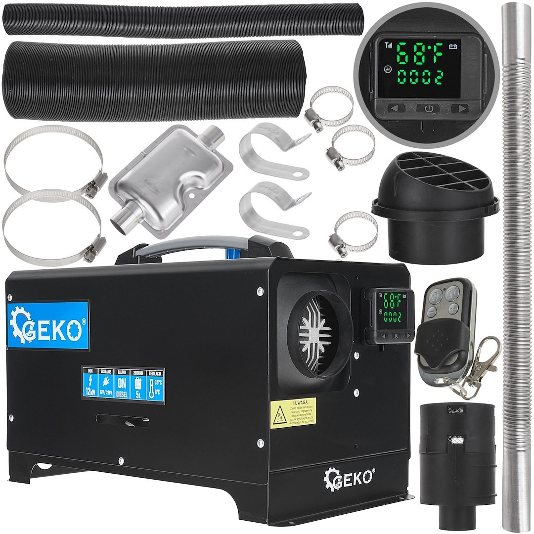 Webasto tipo autonominis šildytuvas 12kW dyzelinis 12V/230V GEKO G80458