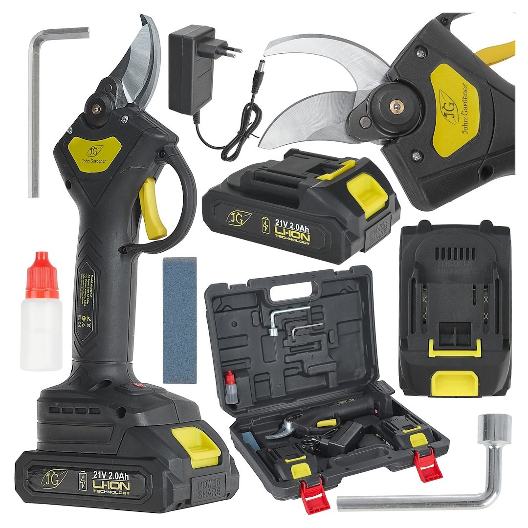 Akumuliatorinis sekatorius 30mm 21V, 2x2.0Ah G80662