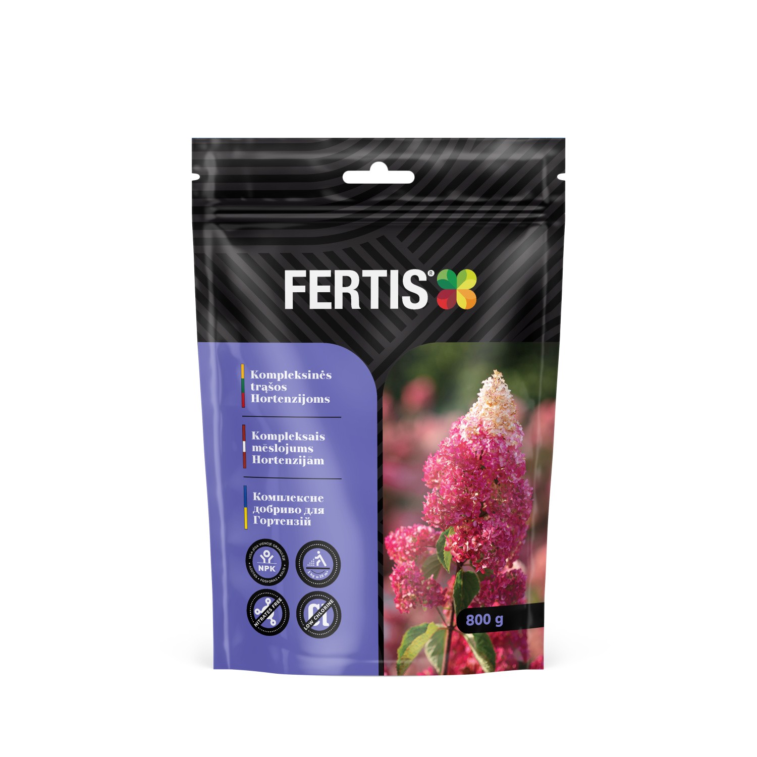 Hortenzijoms trąšos Fertis NPK 12-8-16 0.8kg