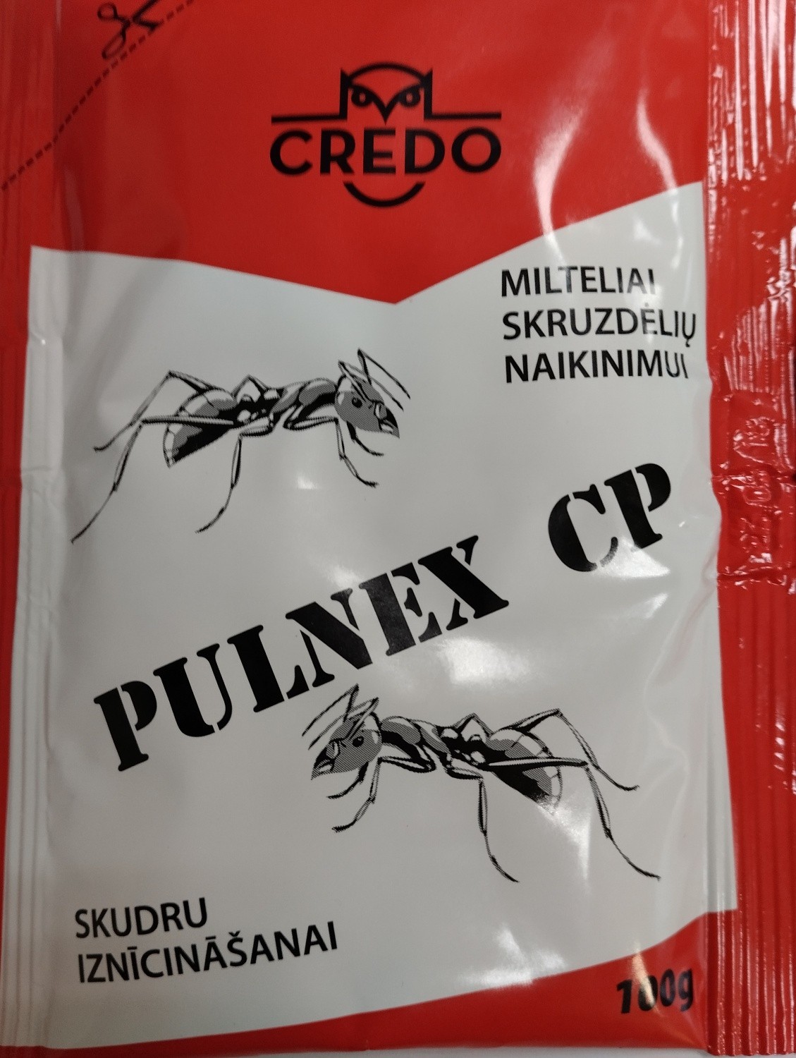 Skruzdėlėms naikinti milteliai Pulnex CP 100g