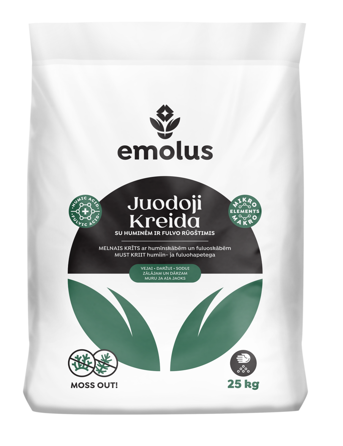 Juodoji kreida su huminėmis ir fulvo rūgštimis 25kg