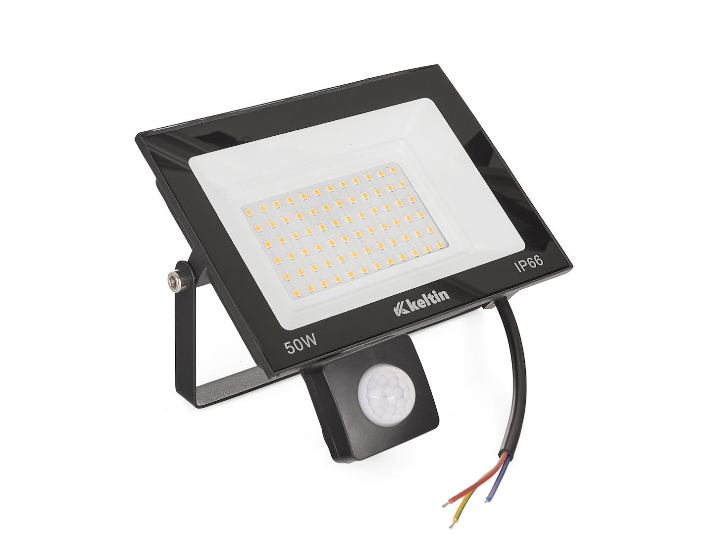 50W LED prožektorius su judesio jutikliu – neutrali balta spalva, 4500K K02014