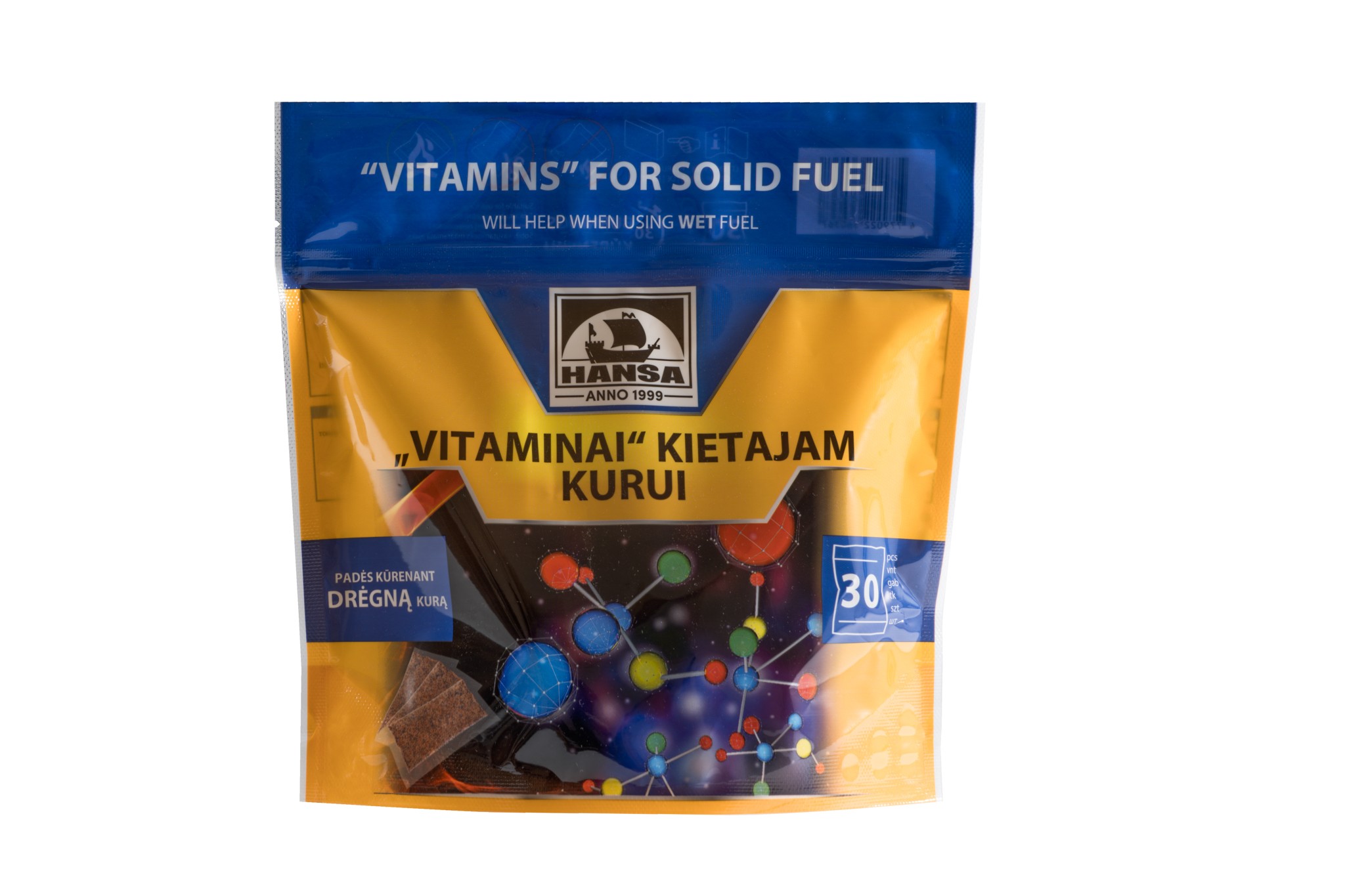 "Vitaminai" kietajam kurui (30vnt)