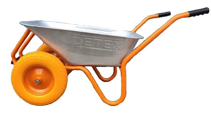 Dviratis karutis D-22 DETEX 100L poliureteniniais ratais 4.00*8 PU