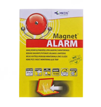 Namų kenkėjų, vabzdžių lipni gaudyklė monitoringui Magnet Alarm (31x21cm)