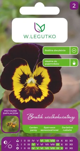 Našlaitės darželinės Bronze 0.4g