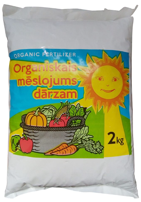 Organinės trąšos su žuvų miltais ir jūros dumbliais 2kg