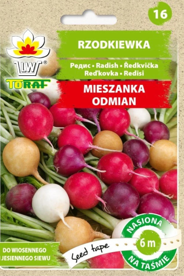 Ridikėlių sėklų mišinys (6m juostoje)