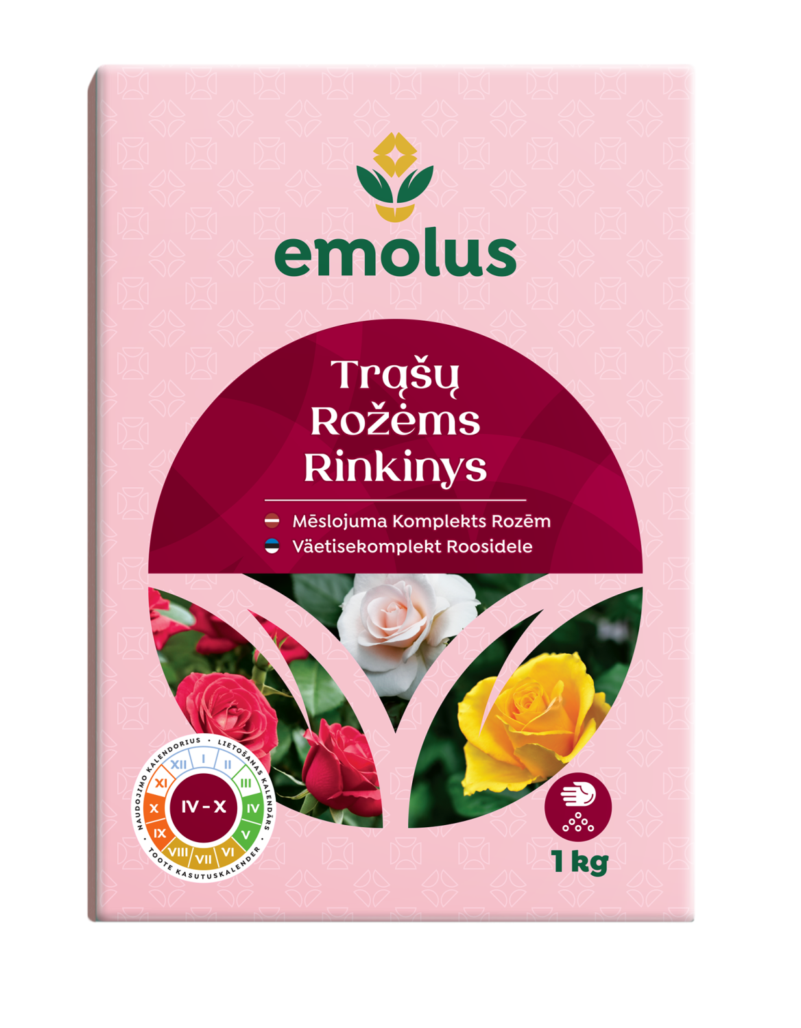 Rožėms organinių, mineralinių trąšų mišinys 1kg