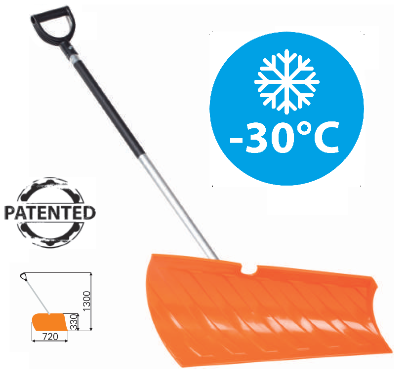 Stumtuvas sniegui SHARK 72cm