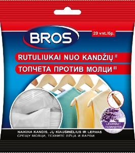 Bros rutuliukai nuo kandžių levandų kvapo 20vnt