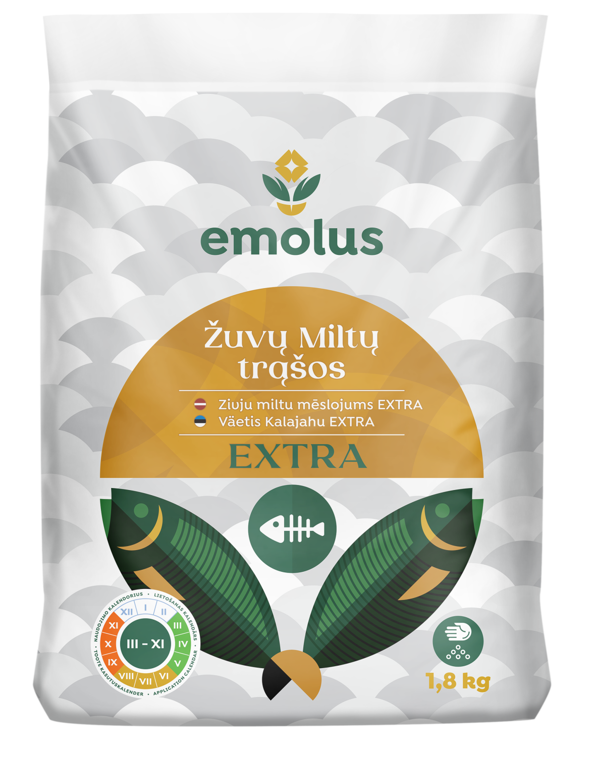 Žuvų miltai EXTRA 1.8kg (14)