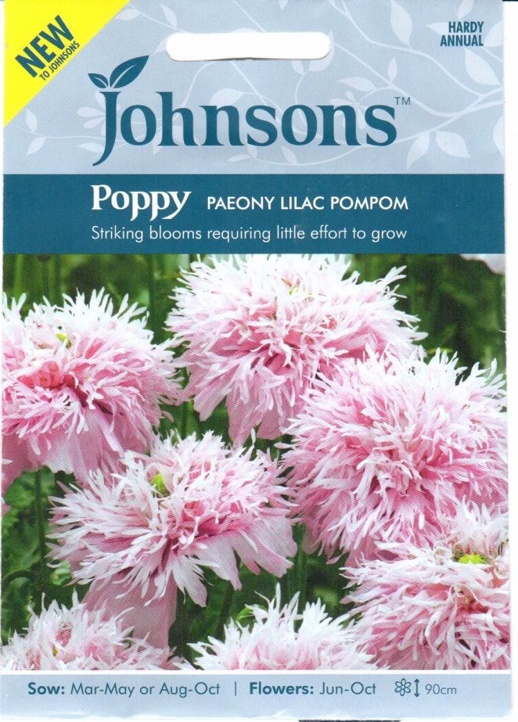 Aguonos Paeony Lilac Pompom