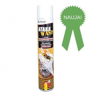 Širšėms ir vapsvoms naikinti Ataka Wasp putos 750ml (12)