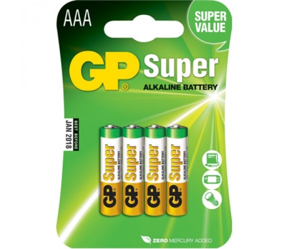 Elementai AAA/1.5V Alkaline LR03 (4vnt)