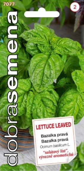 Bazilikai kvapnieji Lettuce Leaved 0.8g