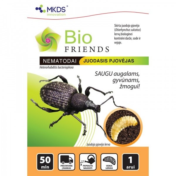 Nematodai JUODAJAM PJOVĖJUI 50mln/1a