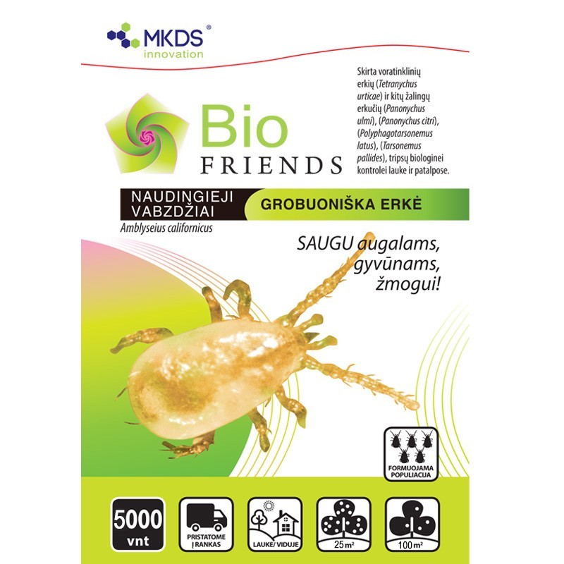 GROBUONIŠKA ERKĖ - Biofriends naudingi vabzdžiai 5000vnt