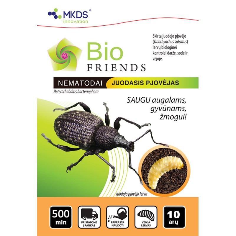Nematodai JUODAJAM PJOVĖJUI 500mln/10a
