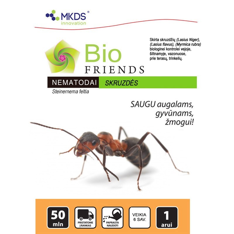 Nematodai SKRUZDĖMS 50mln/1a