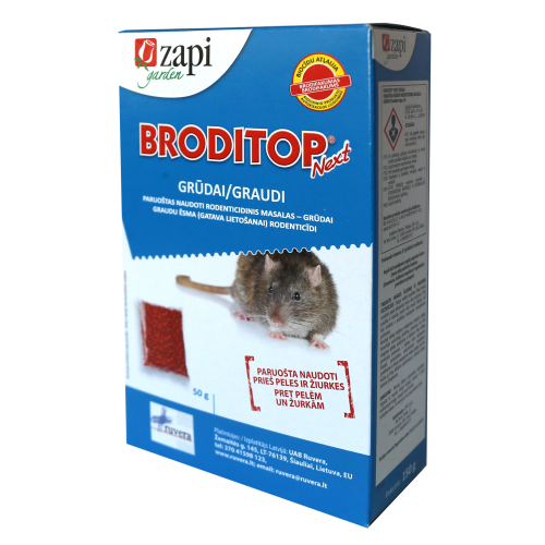 Nuodai graužikams grūdais Broditop Next  1kg