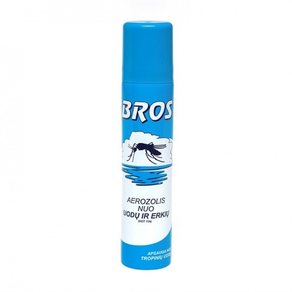 Bros aerozolis nuo uodų ir erkių 90ml (12)