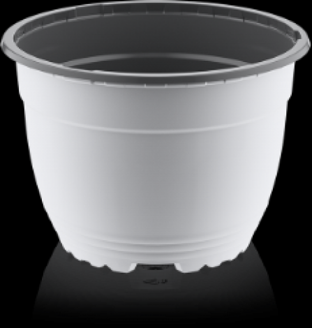 Vazonėlis daigams baltas  D- 19 (VAA19W) 2.5l