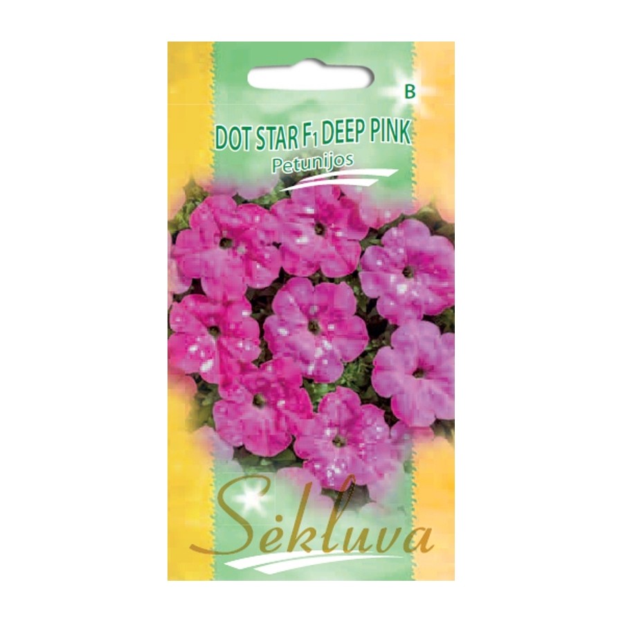 Petunijos darželinės Dot Star Deep Pink (B grupė)