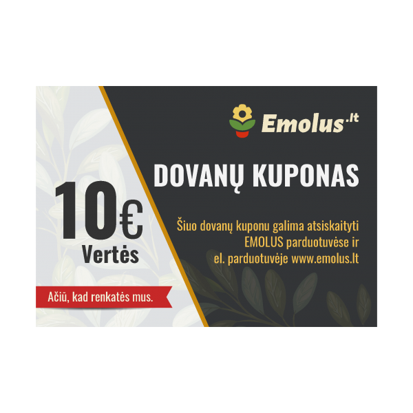 Dovanų kuponas 10 Eur