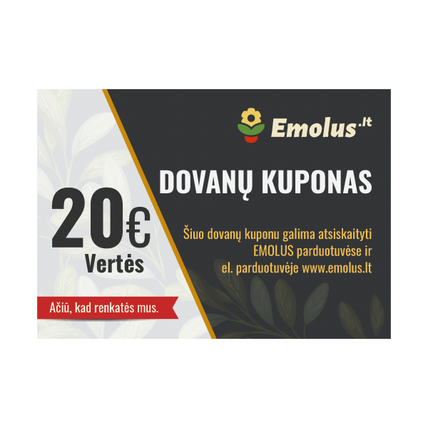 Dovanų kuponas 20 Eur