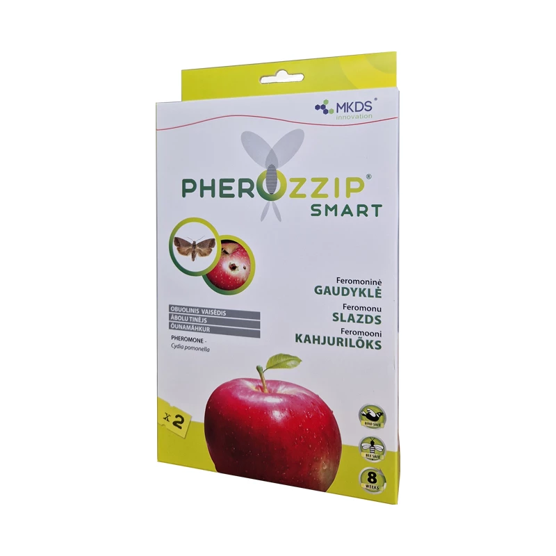 Feromoninė lipni gaudyklė Pherozzip Smart obuoliniam vaisėdžiui 2vnt