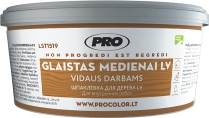 Glaistas medienai PRO 0.4 kg (baltas)