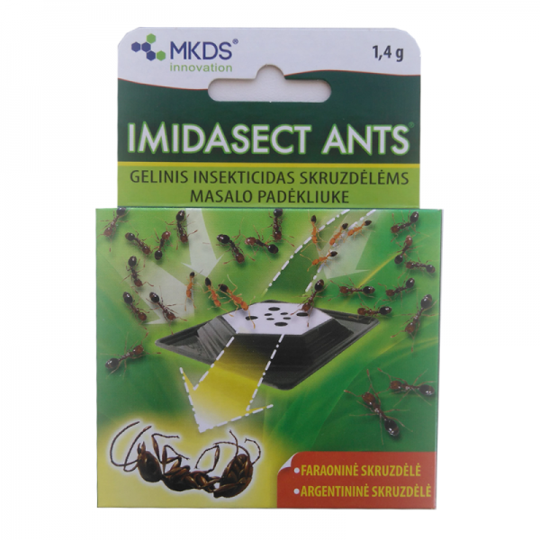Skruzdėlėms naikinti insekticidas masalo padėkliuke Imidasect Antis 1.4g (12)