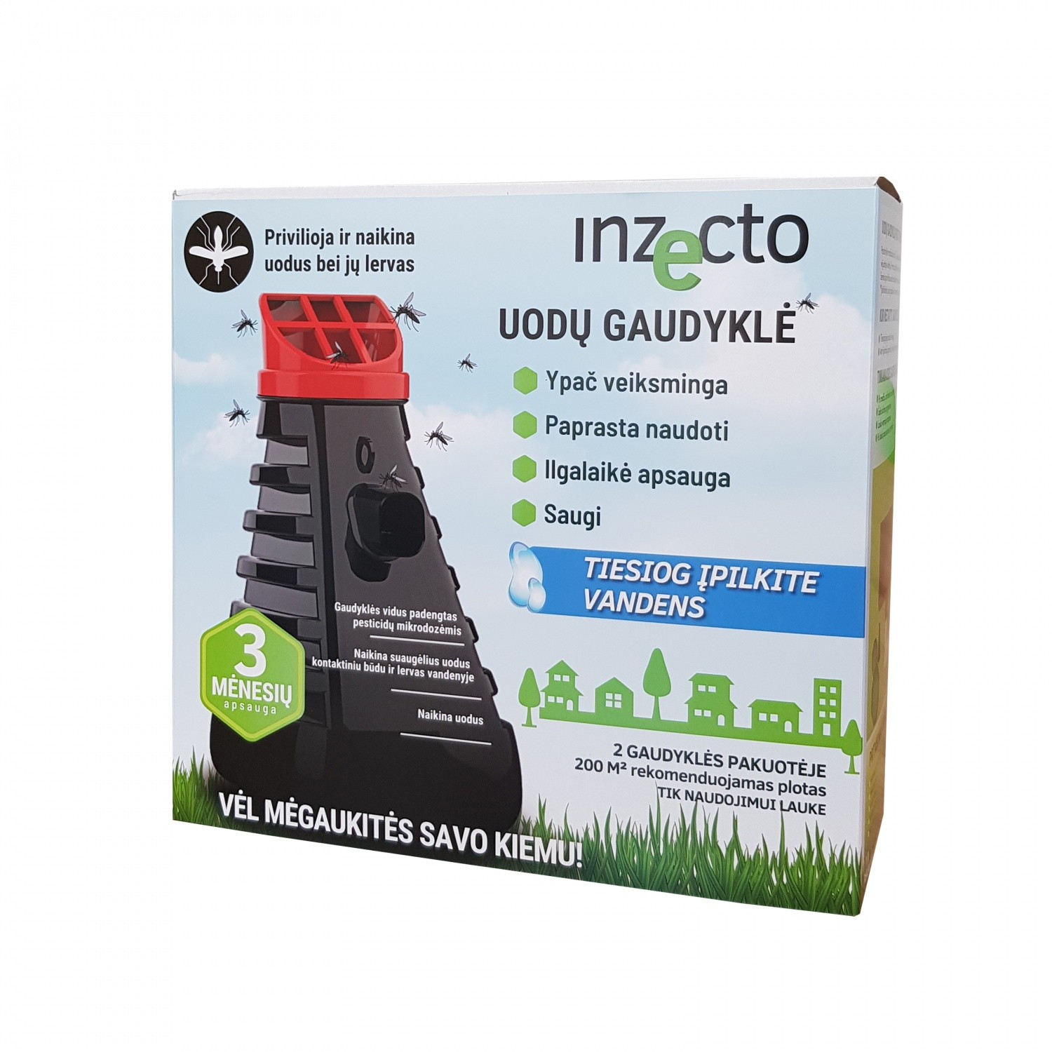 Uodų gaudyklė Inzecto (2vnt)