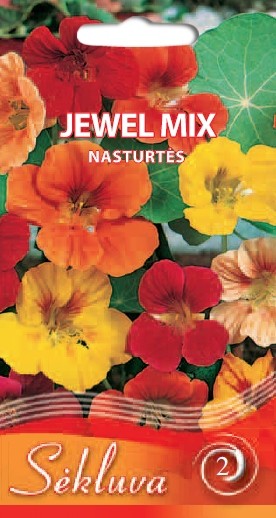 Nasturtės Jewel Mix (2 grupė) 3g